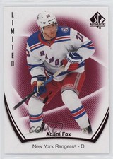 2021-22 SP Authentic Limited Red Adam Fox #99 kq9