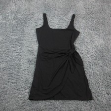 LOFT Dress Womens 4 Black Sleeveless Tie Waist Little Black Dress Casual NWT