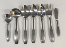 Oneida Community PAUL REVERE Stainless Flatware 7 Piece Serving Set Lot