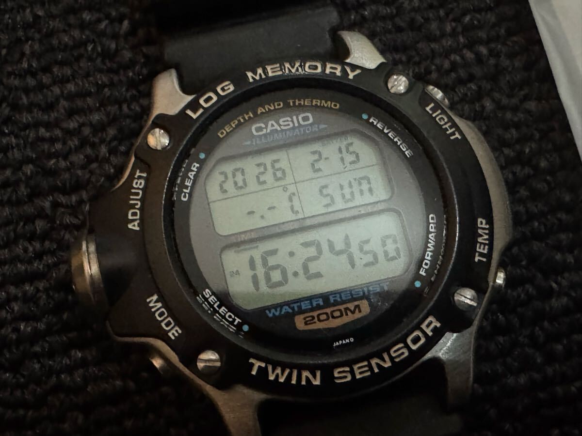PRO TREK DEP-610 / Dier Log Memory Sensou / Twin Sensor CASIO