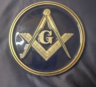 Vintage Masonic Lodge Large casket Medal