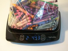Lot of Crayons Used 2 lbs Bulk Crafts Art Melting Crayons Variety