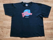 90's Planet Hollywood New York T-Shirt Men's 2XL Black Short Sleeve Cotton USA