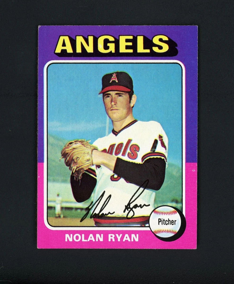 1975 Topps NOLAN RYAN PSA 8 ビンテージ エンゼルス 1975 Topps NOLAN RYAN PSA 8 ビンテージ エンゼルス 1975 Topps Nolan