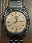 Seiko Men's Automatic Watch 17 Jewels Salmon Dial Cal-7009