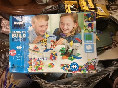Plus Plus Learn To Build 'Basic' Building Kit 2 Baseplates & 400 Pcs Denmark