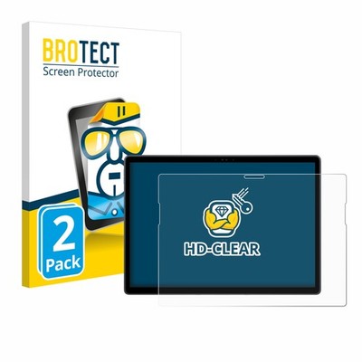 2x Display Schutz Folie für Dell Latitude 7350 Detachable Zubehör Transparent