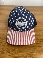 Vineyard vines Stars And Stripes Hat SnapBack New USA Red White Blue Mesh Cap