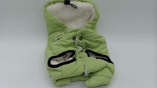 Lovelonglong Waterproof Dog Coat With Hood, Fleece-Lined Warm Dog Jacket S