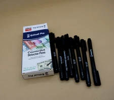 8 LOT  Counterfeit Pens - Fake Money Detector Markers from Entrust Pro