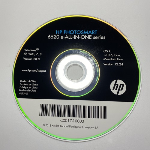 HP Photosmart 6520 E-all In One PC CD - Picture 1 of 2