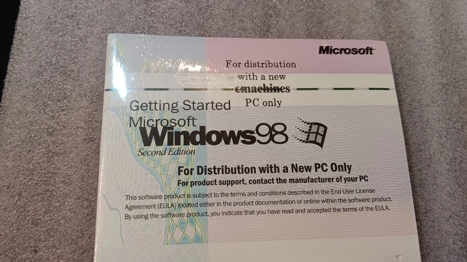 Microsoft Windows 98 Second Edition X04-15747 emachines monotek 600 sofware - Image 3 of 4