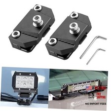 Ditch Light Brackets Hood Mount - 2PCS Universal Universal Ditch Light Brackets