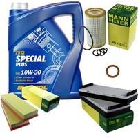 Inspektionspaket 5L Mannol Special Plus 10W-30 FüR Mercedes C215 CL 500