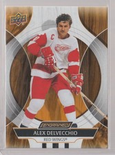 2024-25 Upper Deck Engrained Icons Alex Delvecchio Base #32 Red Wings