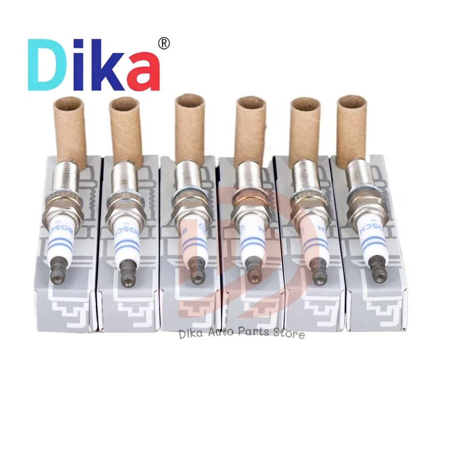 6X Spark Plugs Double Platinum YR7MPP33 For Mercedes-Benz C300 #004159180326 - Image 2 of 3