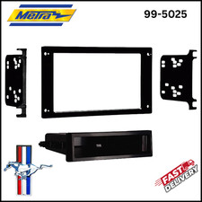 METRA 99-5025 / SINGLE OR DOUBLE DIN CAR RADIO DASH KIT/ 1987-1993 FORD MUSTANG
