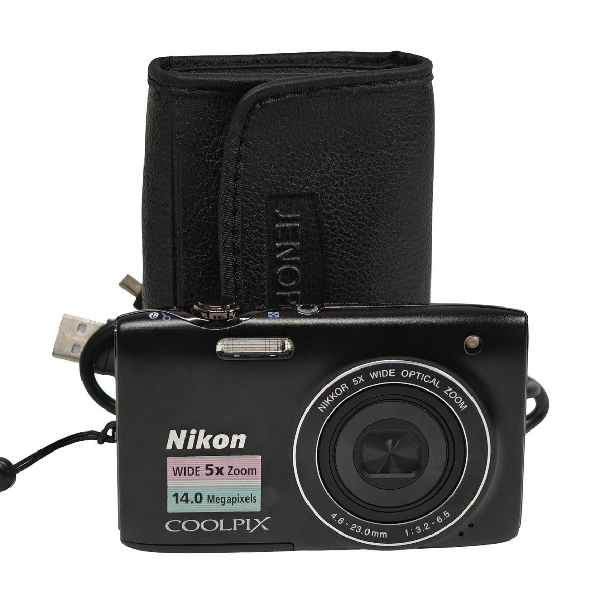 Nikon COOLPIX S3100 14.0MP Digital Camera Black NIKKOR 5x Zoom