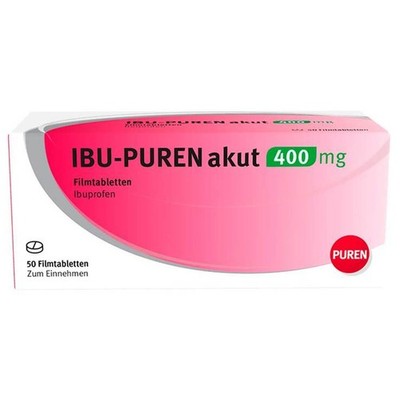 Ibu-Puren akut 400 mg Filmtabletten · 50 St · PZN 15877996