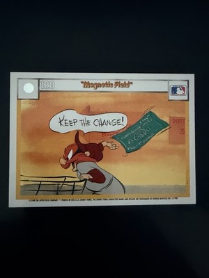 1990 Upper Deck Looney Tunes Comic Ball 117/120 Magnetic Field Yosemite Sam