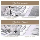 12 Pcs Silver Shimmer Wall Backdrop Panels Square Sequin Party Decoration 3x4 Ft — photo 5
