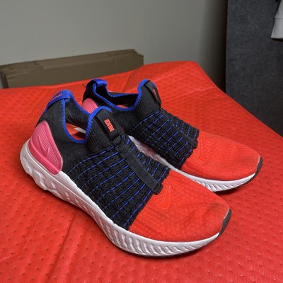 Wmns Nike React Phantom Run Fly Knit 2 Running Shoes BlackPink Red  Size  8.5