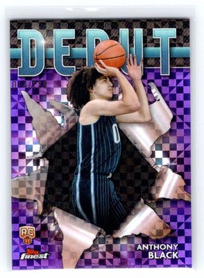 2023-24 Topps Finest Basketball Anthony Black Orlando Magic D-4 /125