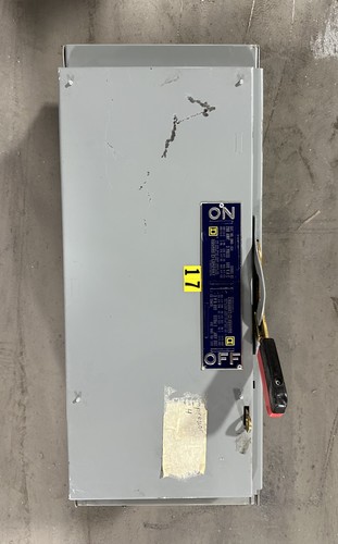 Square D QMB-364 Panelboard Switch with Fuses 200 Amps 3 Pole 600 VAC QMB364W