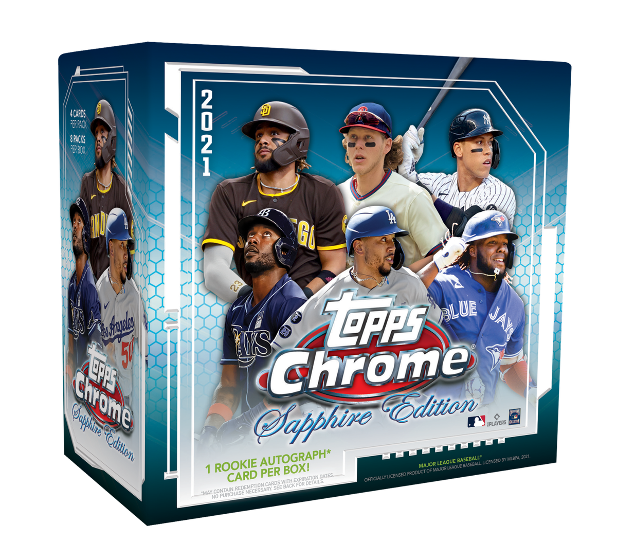 2021 Topps Chrome SAPPHIRE EDITION　BOX Amazon.com: 2021 Topps Chrome Sapphire Edition Card Box