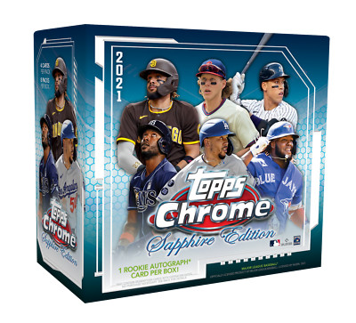 2021 Topps Chrome Sapphire Edition hobby box | eBay