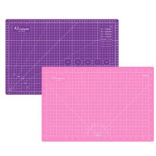 12" X 18" Self-Healing Double-Sided Cutting Mat Craft, Sewing,Hobby, Purple/Pink
