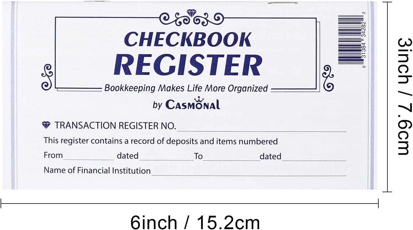 как выглядит 20x Checkbook Register Personal Bank Transaction Ledger for Checking Savings NEW фото