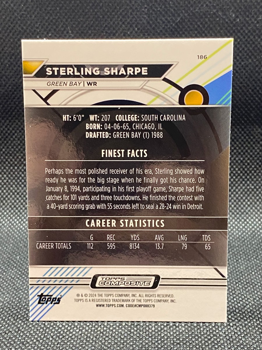 人気商品、レアなNFL、SHARPE、3XLサイズ 2023 Topps Composite #186 Sterling Sharpe | eBay