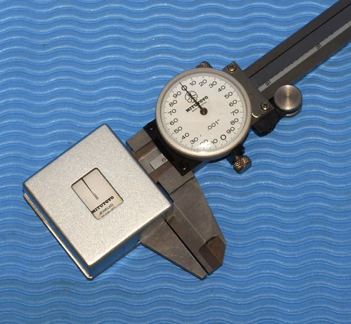 RARE MITUTOYO LOW PRESSURE DIAL CALIPER 0-7" for RESILIENT MATERIALS 536-252