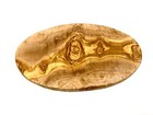 Schneidebrett oval OLIVENHOLZ 25 x 15 cm Schneidbrett Holz