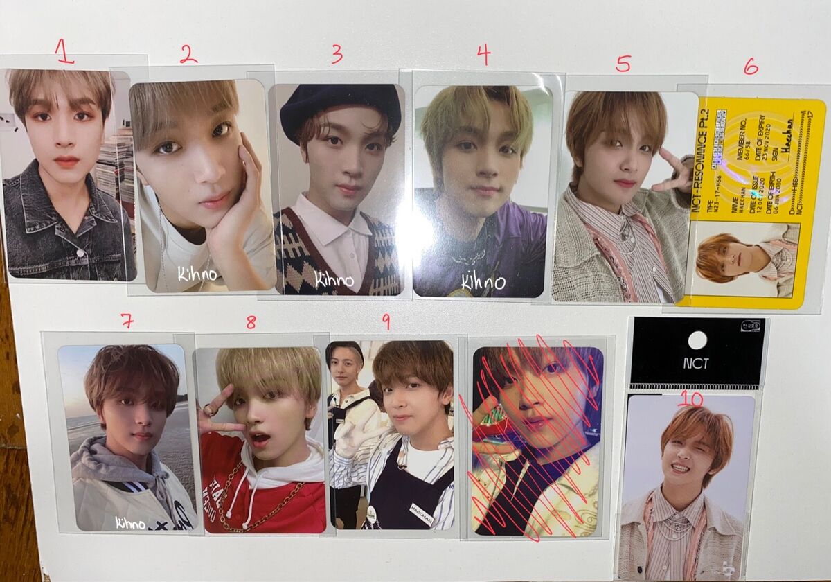 ALL HAECHAN Photocard nct Dream 127 Album kihno cashbee ALL HAECHAN Photocard nct Dream 127 Album kihno cashbee