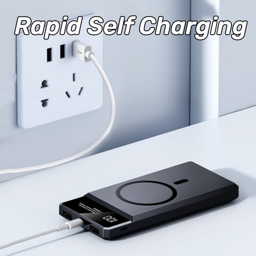 2000000mAh Magnetic Wireless Charger Power Bank External Battery For iPhone - Picture 7 of 14