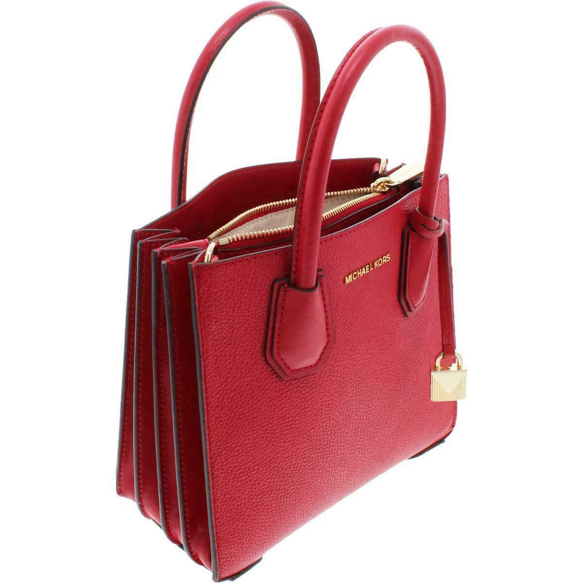 small red michael kors purse