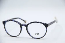 NEW CAROLINA HERRERA VHE802K COL. 06DQ BLUE AUTHENTIC FRAMES EYEGLASSES 49-19