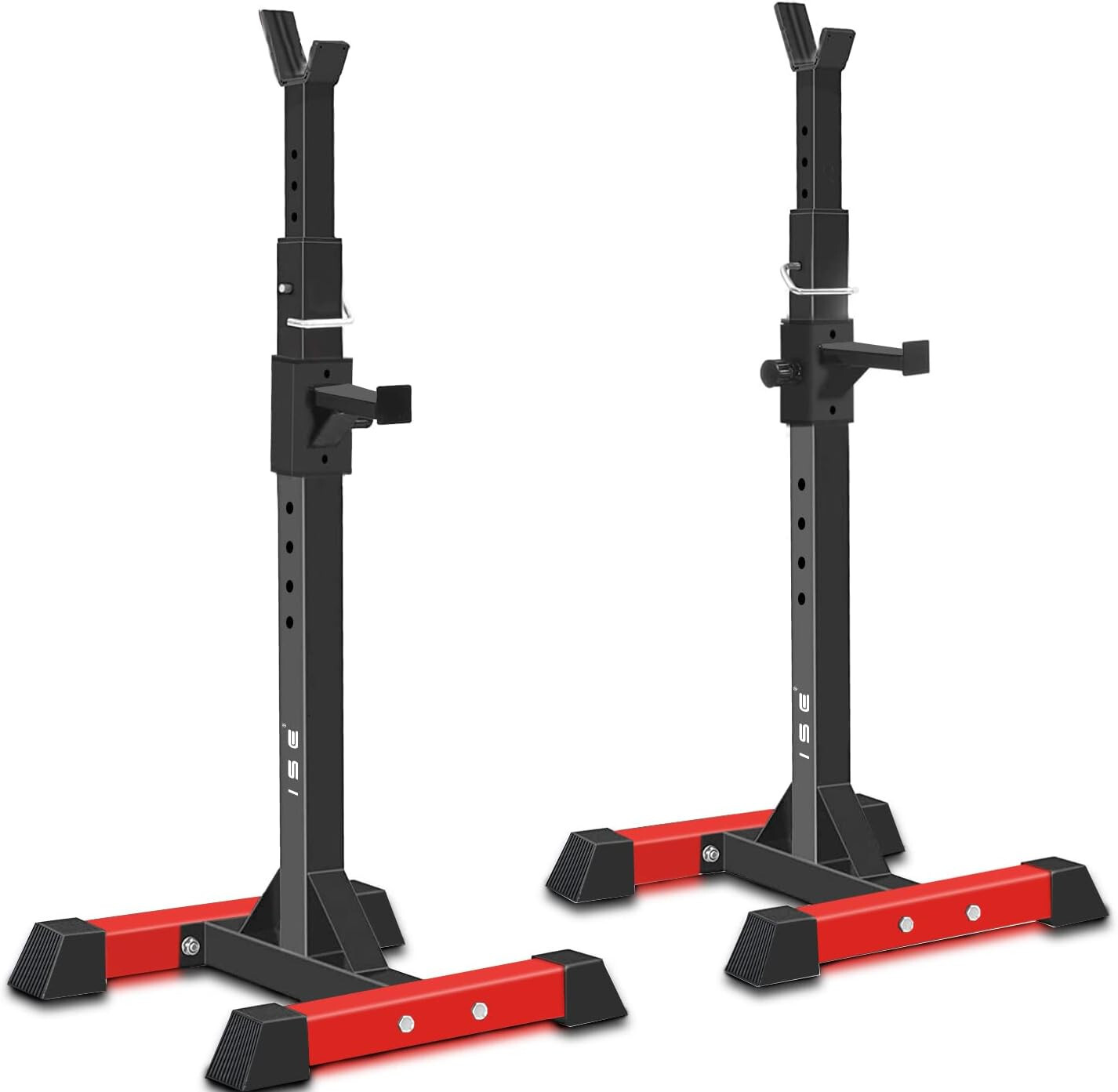 Support de Squat Réglable 200KG ISE pour Entraînement Force
