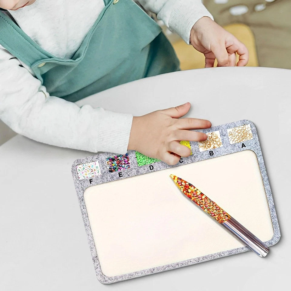 Bead Mat Soft Surface Bead Board for DIY Hobbies Beading Supplies Art Crafts - Image 2 of 4