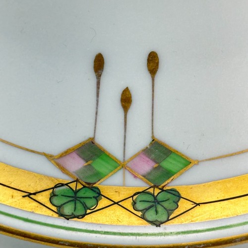 Antique Art Deco W A Pickard Hand Painted China Gold Gilt Dish China 1912-1918 - Picture 6 of 10