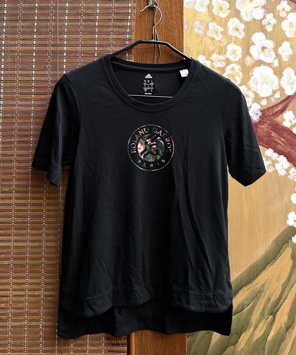 Y-3 Adidas Roland Garros Women's T-shirt Size S Black | eBay