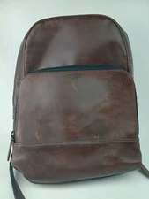 Shinola Brown Fulton Navigator Leather Backpack