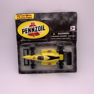 Golden Wheel Die Cast Special Edition Metal Pennzoil Indy Car  #23 Yellow NIP
