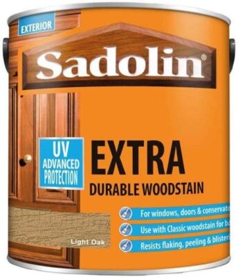 2,5 l Sadolin extra Lösungsmittel Ölbasis Außen Innen Holz Fleck Licht Eiche