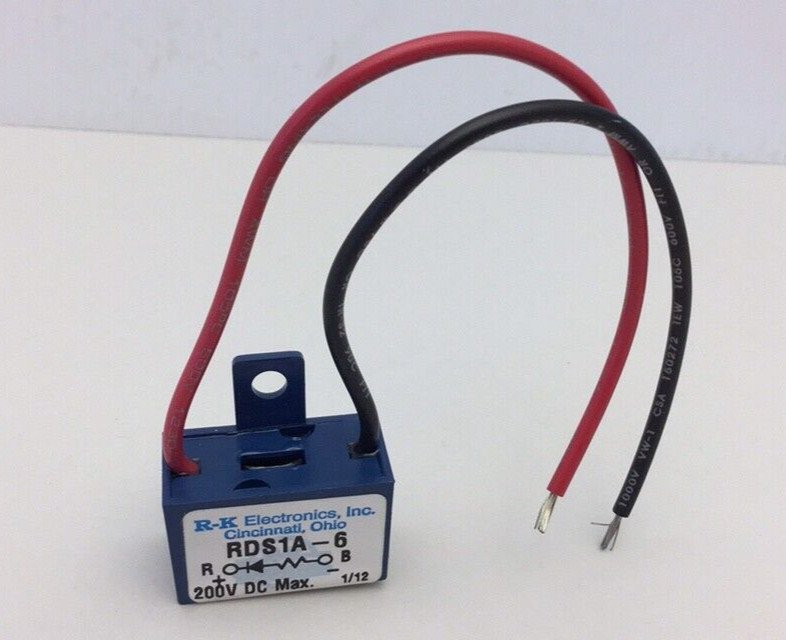 RK Electronics RDS1A-6 Transient Voltage Filter 200V DC Max (Pack of 2)