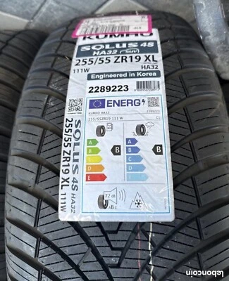 Pneus 4 Saisons Kumho 255/55 R19 104 W - Photo 1/2