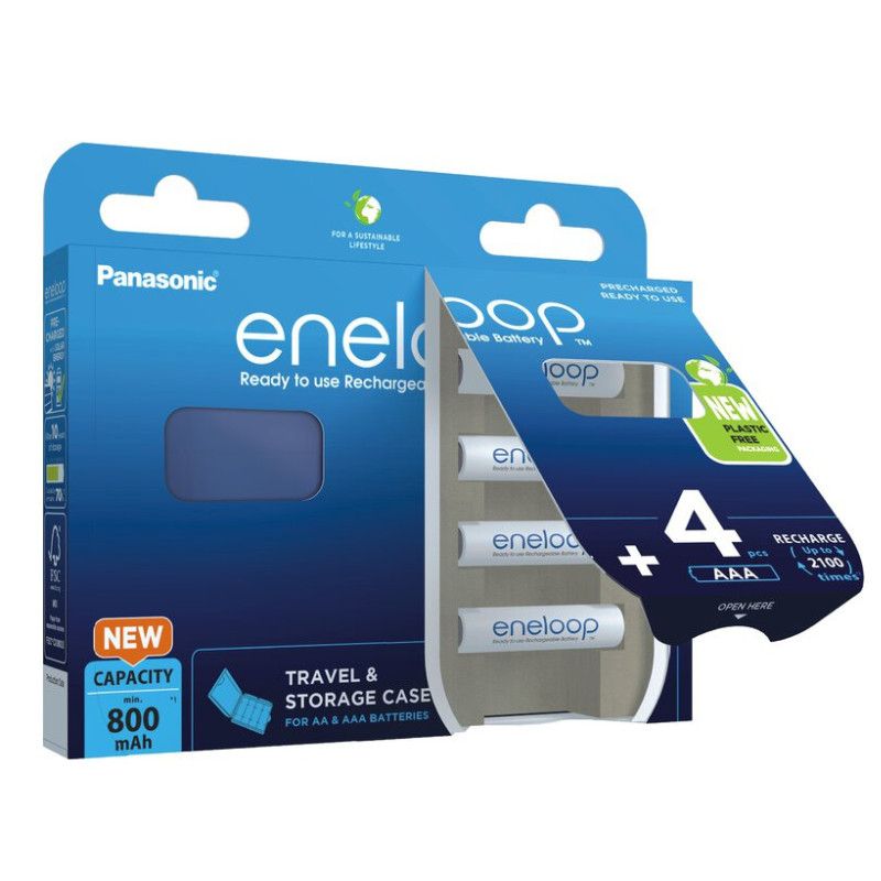 Thumbnail - Panasonic Eneloop Aaa 800mah Batterien Bk-4mcdec4be Wiederaufladbar