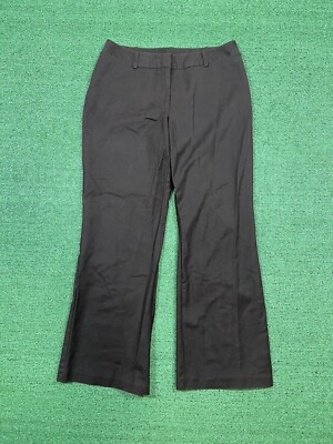 Worthington Dress Slacks Pants Curvy Fit Size 10 Brown Zip Back Pockets |  eBay